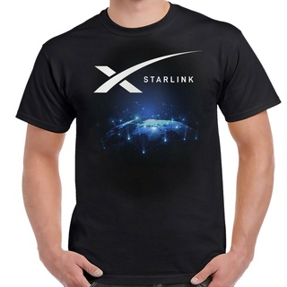 เสื้อยืดพิมพ์ลาย Spacex Starlink สไตล์วินเทจสําหรับผู้ชายขนาด Xs - 4Xl