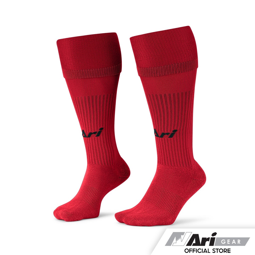 ari-long-socks-red-ถุงเท้า-อาริ-ยาว-สีแดง