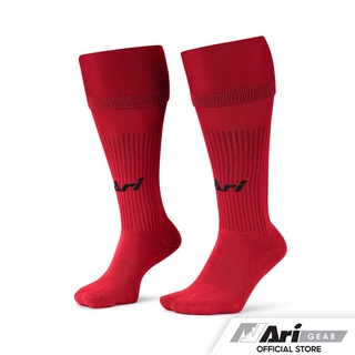 ARI LONG SOCKS - RED ถุงเท้า อาริ ยาว สีแดง