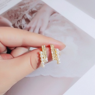 **พร้อมส่งจากไทย** ต่างหูก้านเงิน 925 สไตล์เกาหลี earrings