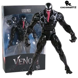 【พร้อมส่ง】ฟิกเกอร์ Marvel Legends Series Venom 6 นิ้วของสะสมของสะสมออกแบบพรีเมี่ยมและอุปกรณ์เสริม 3 นิ้ว