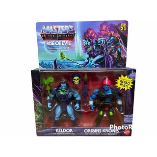 (พร้อมส่ง) Mattel Master of the Universe Origins Rise of Evil Keldor and Origins Kronis