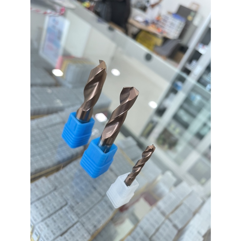 ภาพสินค้าสว่านคาร์ไบด์ carbide drill bits (M2-M6.5) จากร้าน fk_tooling บน Shopee ภาพที่ 1