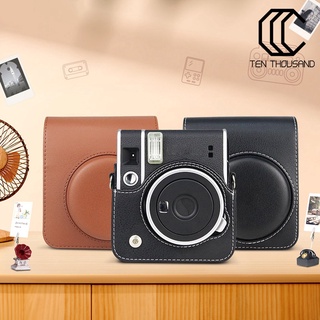 T~ เคสหนังกันรอยขีดข่วนกันน้ําสไตล์วินเทจสําหรับ Fujifilm-Instax Mini 40