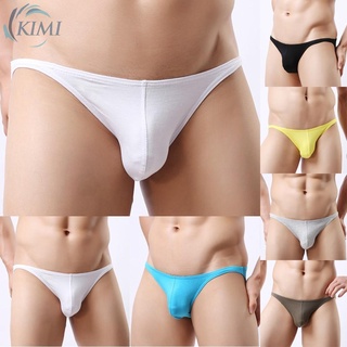 ภาพขนาดย่อของภาพหน้าปกสินค้าKIMI-Briefs Shorts Triangle Underpants Underwear Bikini Breathable Mens Panties จากร้าน kimidress.th บน Shopee ภาพที่ 3
