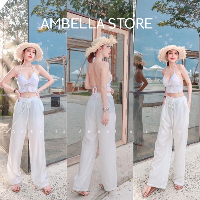 ambella-ชุดเซทบรา-กับกางเกง-สุดชิค-ใส่ไปเที่ยวสุดปัง-หรือจะซื้อแยกก็มีขาย-ราคาถูกมาก