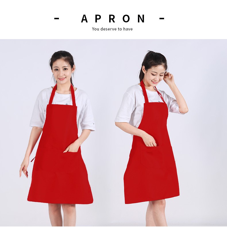 คุณภาพสูง-apron-แฟชั่นผ้าใบผ้ากันเปื้อนกันน้ำร้านกาแฟตัดผมผ้ากันเปื้อนทำงานครัวผ้ากันเปื้อนทำอาหาร