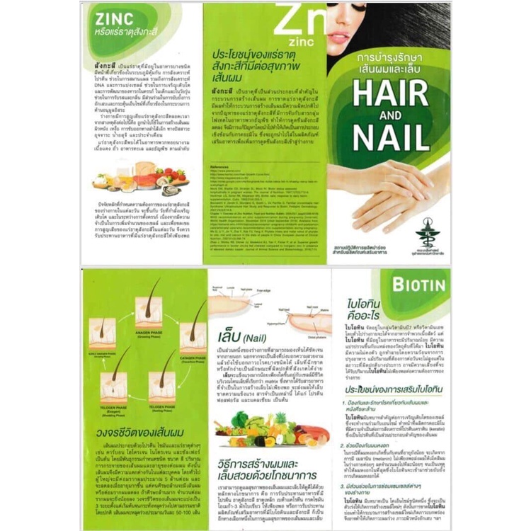 ภาพสินค้าBiotin Zinc ไบโอทิน ซิงก์คณะเภสัช จุฬา 90 เม็ด ของแท้100% Exp.27/08/2025วิตามินบำรุงผม วิตามินลดผมร่วง ป้องกันผมหงอก จากร้าน monton1717 บน Shopee ภาพที่ 3