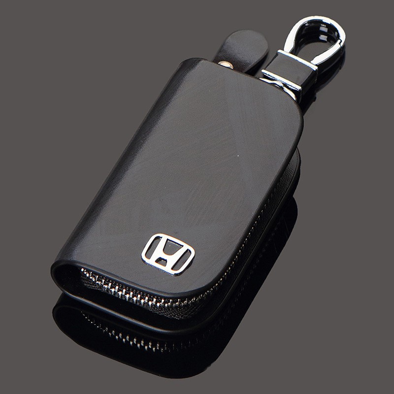 เคสกุญแจรีโมทรถยนต์-แบบหนัง-สําหรับ-honda-toyota-benz-volkswagen