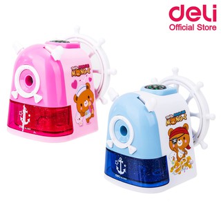 Deli 0665 Pencil Sharpener เครื่องเหลาดินสอ รูปทรงสุดน่ารัก กบ กบเหลาดินสอ เครื่องเขียน อุปกรณ์นักเรียน เครื่องเหลาดินสอ