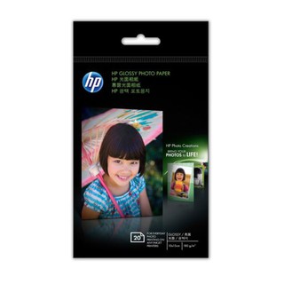 ็HP Glossy Photo paper 20 sheets 10x15cm(4