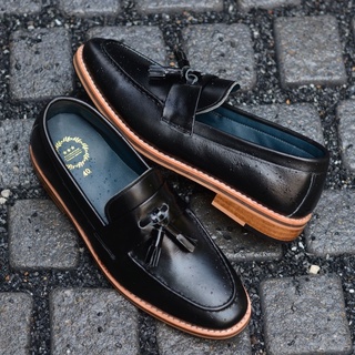 505 Strap Tassel Loafer MattBlack