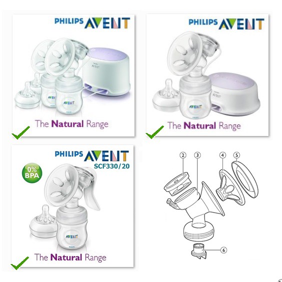 อะไหล่-ปั๊มนม-avent-สำหรับปั๊มนมรุ่น-natural-comfort-จุกลิ้นวาล์ว-valve-avs12