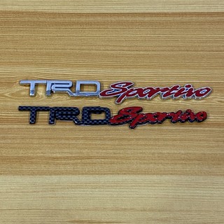 โลโก้* TRD SPORTIVO ติดรถ Toyota ( มี 2 แบบให้เลือก ) ราคาต่อชิ้น