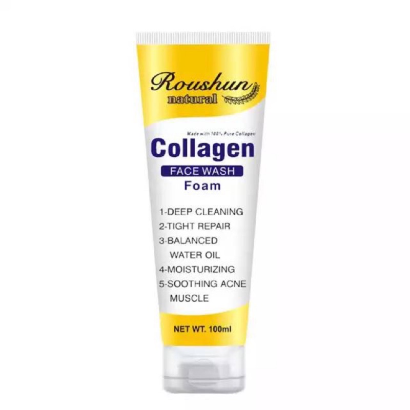 roushun-natural-collagen-face-wash-foam-100ml