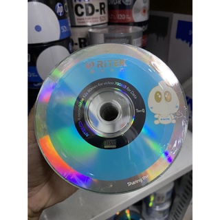 CD-R Ritek (Pack.50)ลายการ์ตูน CD-R RECORDDABLE 52X 80min ความจำ 700MB