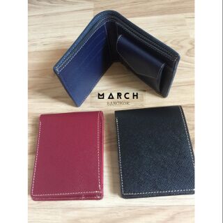 กระเป๋าสตางค์ใบสั้น แบบB/short wallet Genuine Leather (หนังแท้)