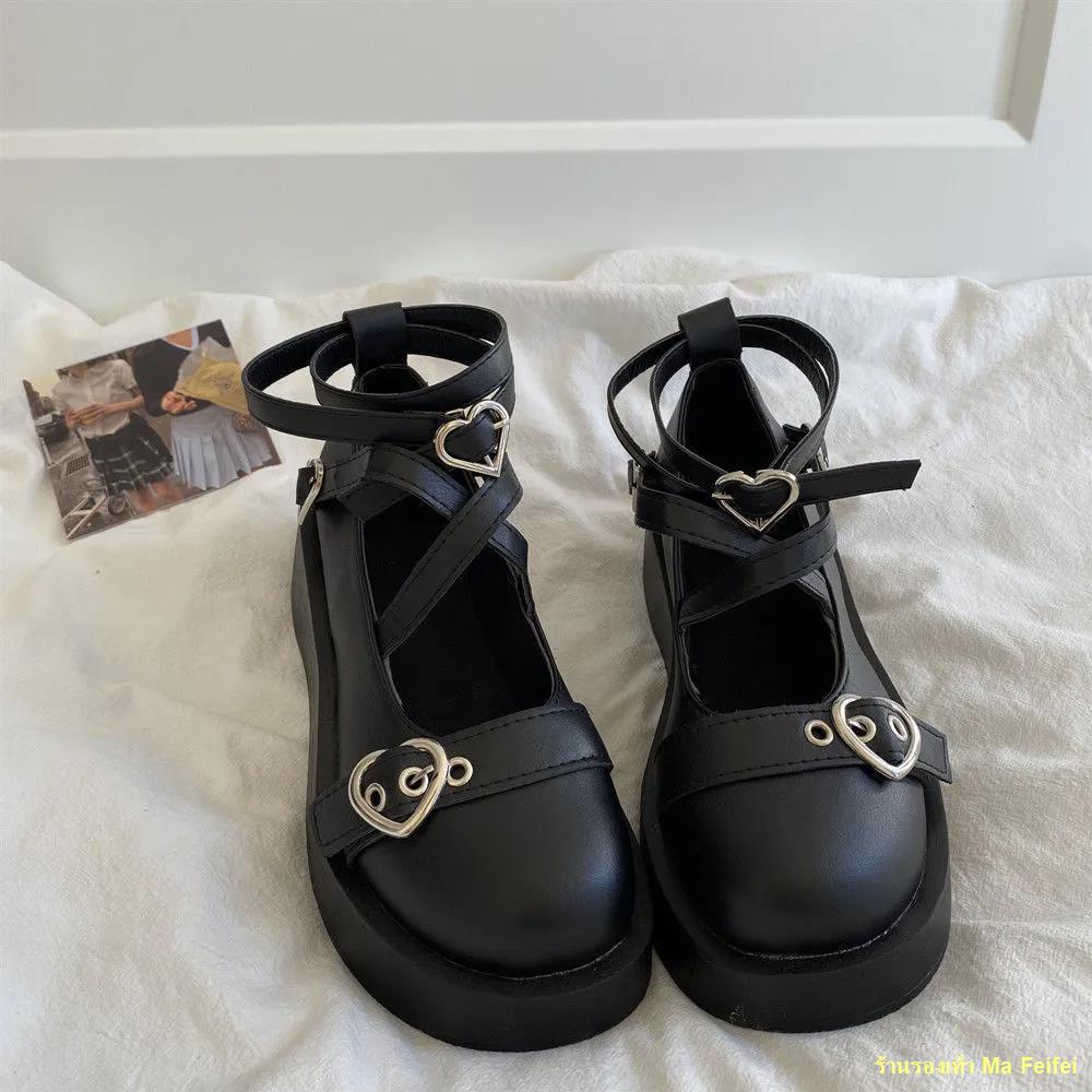 ภาพสินค้าจัดส่งรวดเร็ว   ใหม่รองเท้า Mary Jane หญิงย้อนยุคนุ่มสาว Lolita รองเท้าหนังญี่ปุ่น jk รองเท้าชุด จากร้าน w72xaw51t5 บน Shopee ภาพที่ 5