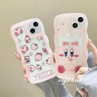 เคสโทรศัพท์มือถือนิ่ม ป้องกันเลนส์ ลายการ์ตูน Kirby น่ารัก สําหรับ Samsung M23 A13 A03 A23 A33 A53 A73 A03s A02 A12 A22 A52 A52s A72 A20 A30 A32 A51 A71 A50 A50s A30s A31 M53 M32