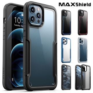 สินค้า 【พร้อมส่ง】MAXSHIELD เคสโทรศัพท์มือถือแบบใส กันกระแทก สําหรับ iPhone 12 Pro Mini 12 12 Pro 12 Pro Max