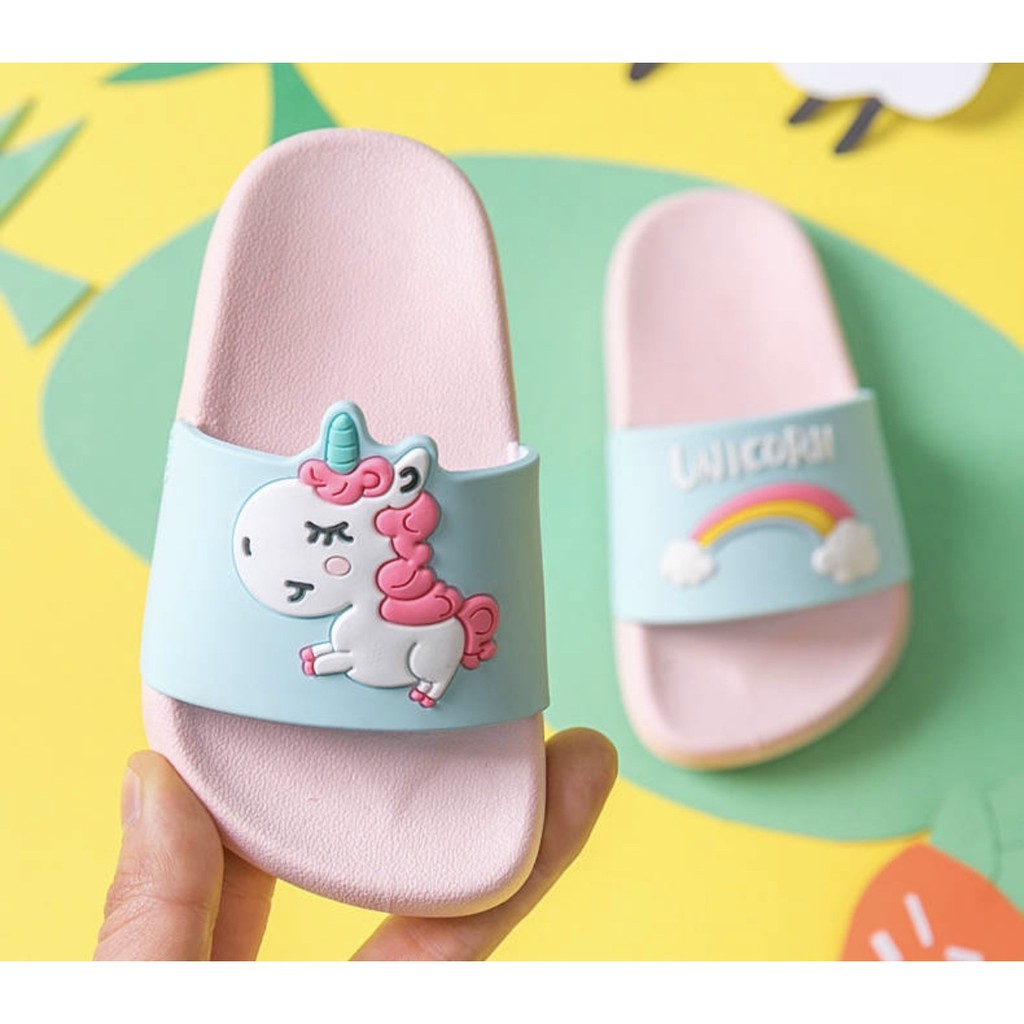 รองเท้าแตะ-รองเท้าเด็ก-ยูนิคอร์น-unicorn-slipper