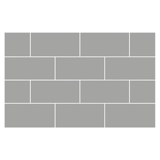 Wall tile WALL TILE 25X40CM METRO GREY 1M2 SINGLE WALL/1 Floor and wall tiles Floor wall materials กระเบื้องผนัง กระเบื้