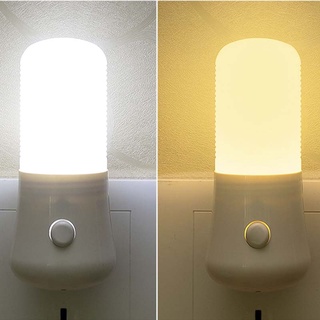 ภาพหน้าปกสินค้าโคมไฟข้างเตียงนอน Plug-In Night Light ประหยัดพลังงานสําหรับเด็ก ที่เกี่ยวข้อง