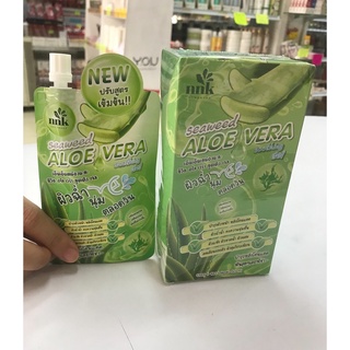 NNK Seaweed White Aloe Vera ว่านหางจระเข้99.5% จากธรรมชาติเนื้อเจลบางเบาซึมซาบเร็ว ลดเลือนริ้วรอยจากการเป็นสิว