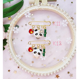 เข็มกลัดคนท้องแพนด้าปักกิ่งสุดน่ารัก(พร้อมส่ง)ขนาด3.5CM