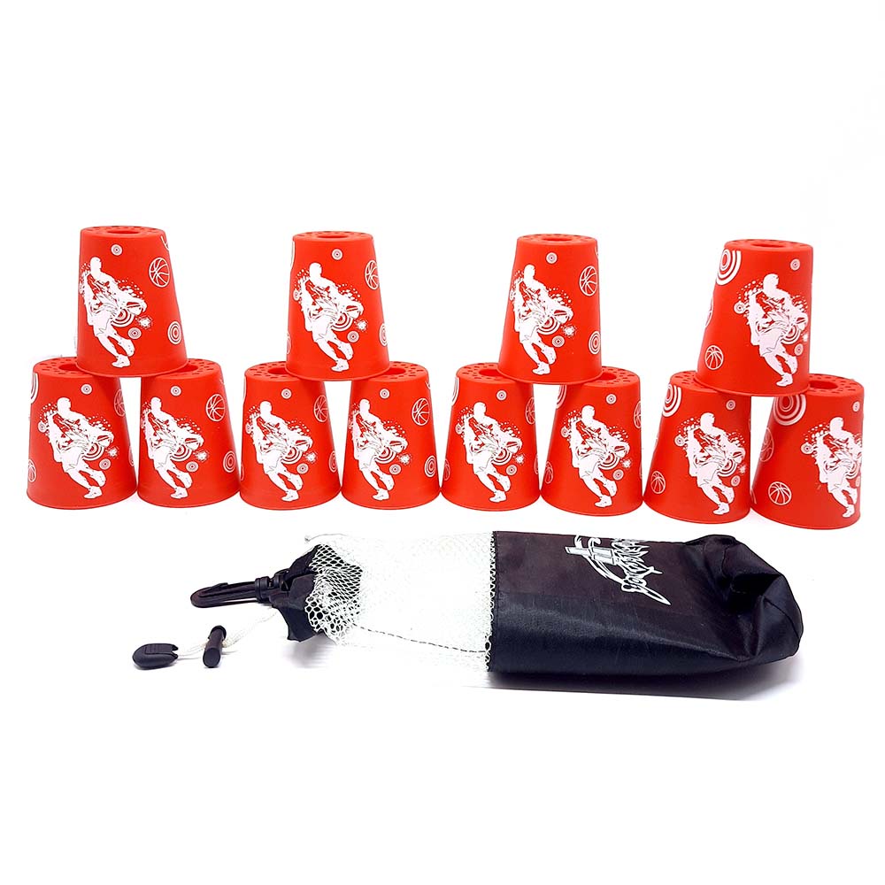 แก้วสแต็ค YJ Speed Stack Cups Set 12 Pcs Family Sport Game Stacking ...