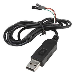 ภาพหน้าปกสินค้าสีดำ PL2303HX USB เป็น TTL RS232 โมดูลอัพเกรด USB เป็นสายดาวน์โหลดแบบอนุกรมในเครื่องแปรงเก้าเส้น ที่เกี่ยวข้อง