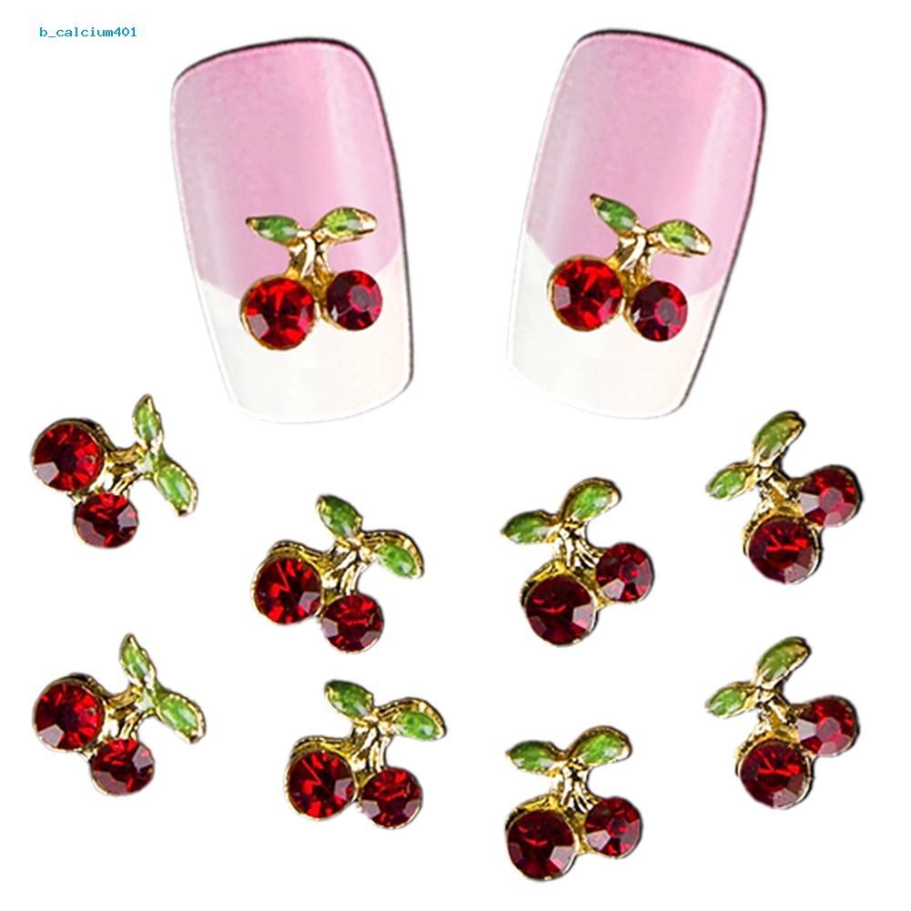 farfi-10-pcs-shiny-3d-cherry-shape-nail-art-rhinestone-studs-glitters-charms-lay-gifts