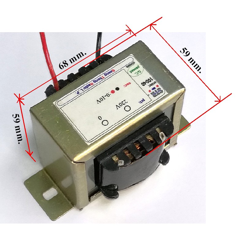 หม้อแปลง-ac220v-ac10v-1a-transformer-แปลง-220vac-เป็น-10vac-1-amp