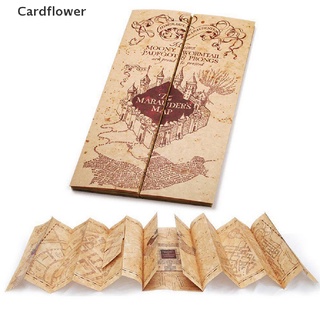 &lt;Cardflower&gt; แผนที่ตัวอักษร The Marauders Harried สําหรับนักเรียน