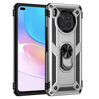 Huawei Nova 9 8 8i Se Pro Shockproof Armor Case PC + Silicone Ring Stand Phone Back Cover for Huawei Honor 50 Lite