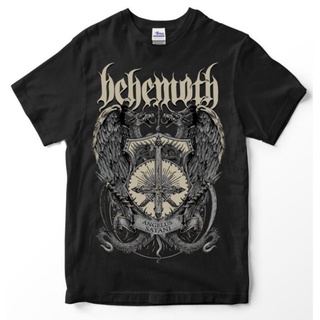 เสื้อยืดผ้าฝ้ายBehemoth ANGELUS SATANI เสื้อยืดพรีเมี่ยม พิมพ์ลาย behemoth black metal burzum dark throne mayhem สําหรับ
