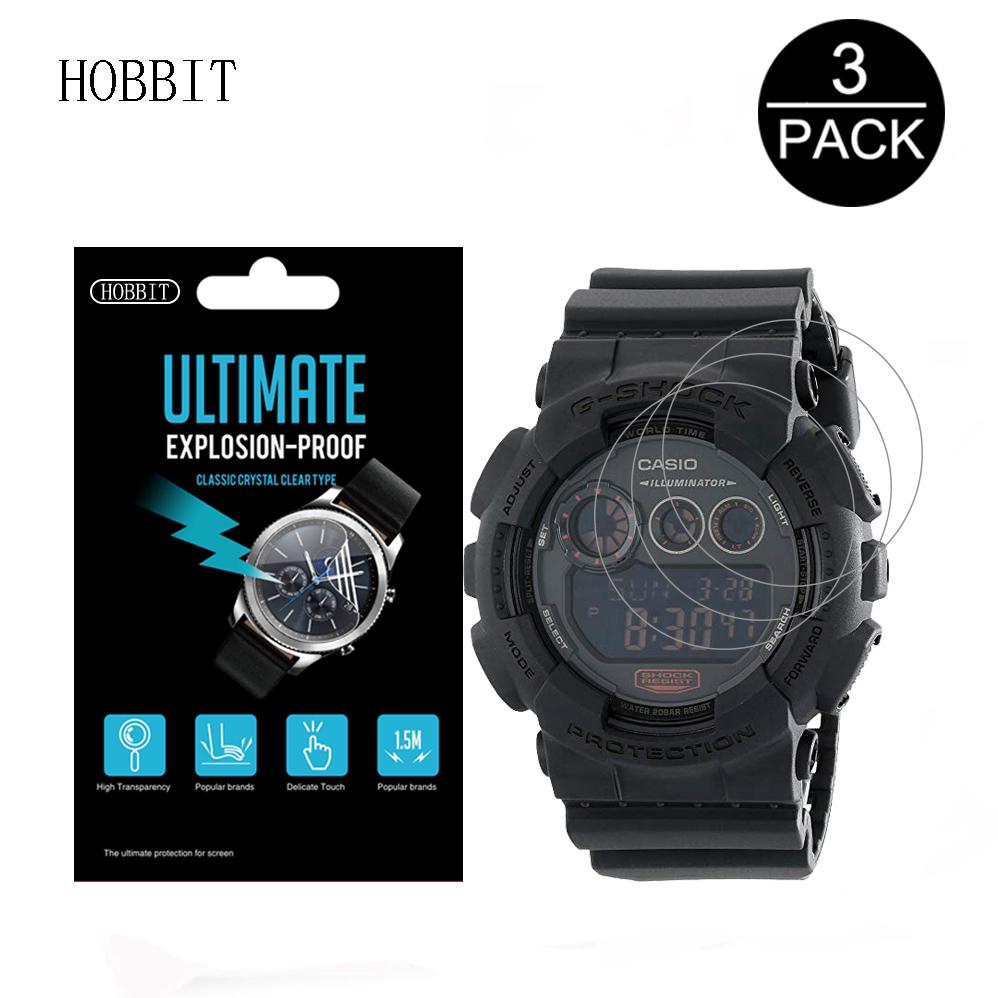 Screen Protector for Casio G-Shock GD100 GD-100 GD-120 GA-100 GA-100TS GA-100MB GA-100CM GD-120CM GD350 Watch Film