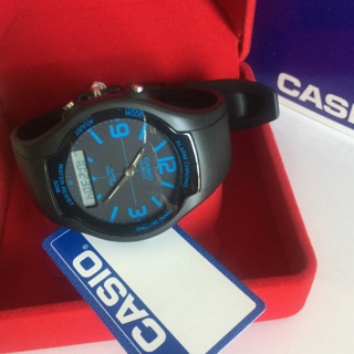 นาฬิกาข้อมือ Casio Standard รุ่น AW-90H-2BVDF นาฬิกาข้อมือสำหรับผู้ชายสายเรซิ่น