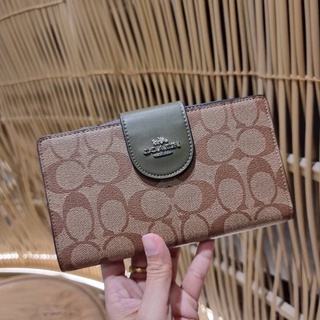 กระเป๋าสตางค์ ใบหรู ส่งฟรี coach outlet