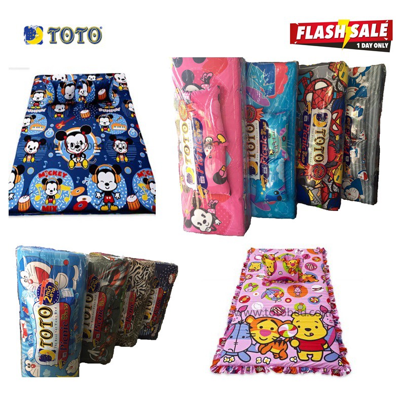 โรงงานมาเอง-flash-sale-ที่นอนปิคนิค-ลายการ์ตูน-toto