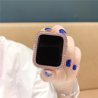 ภาพขนาดย่อของภาพหน้าปกสินค้าเคสแข็ง ประดับเพชร สําหรับ Apple Watch Series 8 7 6 SE 5 4 45 มม. 41 มม. 44 มม. 40 มม. จากร้าน momo3c.th บน Shopee ภาพที่ 5