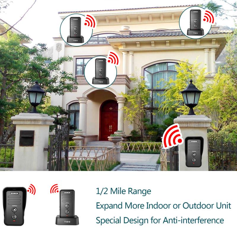 wireless-doorbells-waterproof-electronic-intercom-system-doorbell-with-1-2-mile-range-3-volume-levels-rechargeable-batte