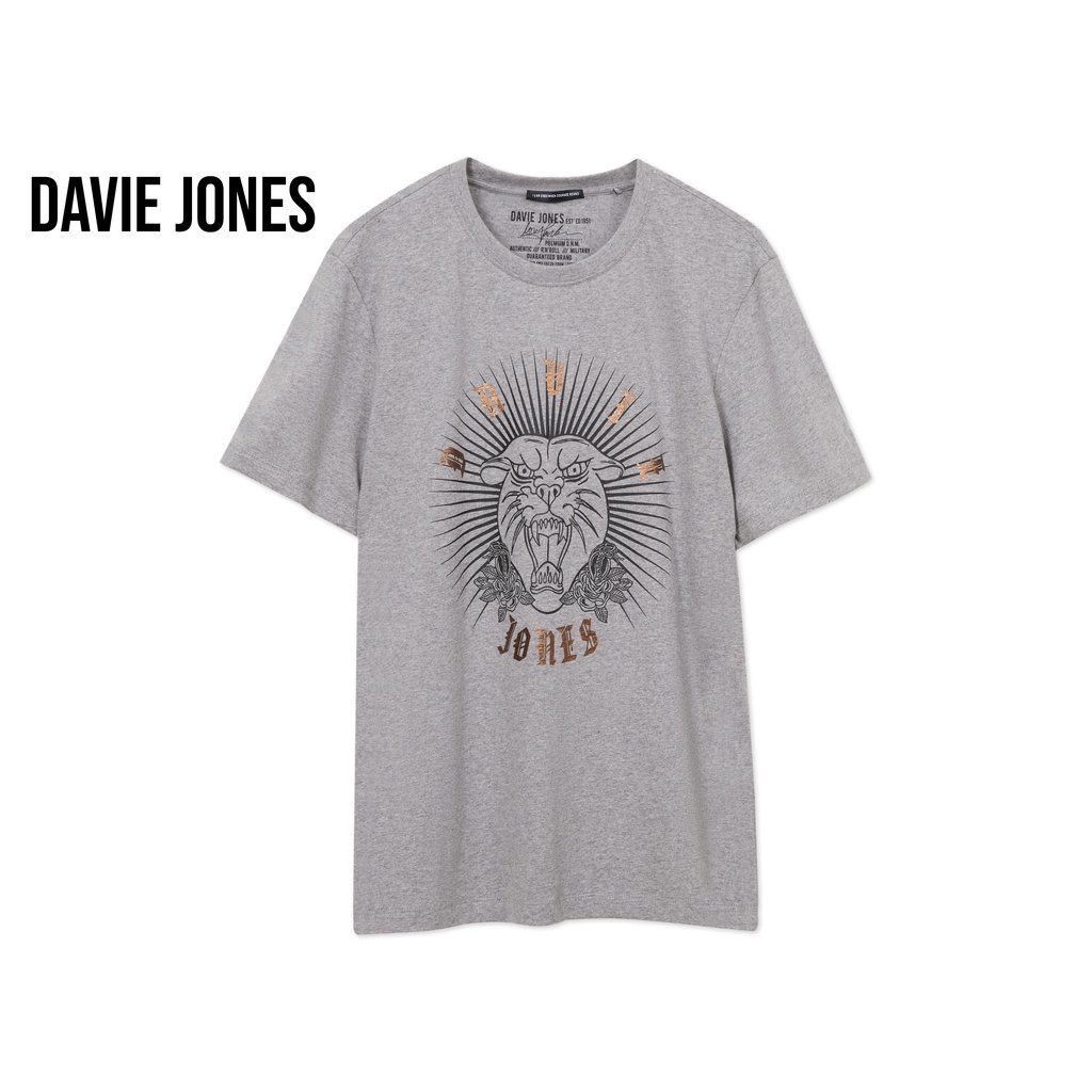 davie-jones-เสื้อยืดพิมพ์ลาย-สีเทา-สีเขียว-ทรง-regular-fit-graphic-print-t-shirt-in-grey-green-tb0264td-gr