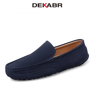 Dekarb รองเท้าโลฟเฟอร์ รองเท้าหนัง ระบายอากาศ ให้ความอบอุ่น สไตล์นักธุรกิจ สําหรับผู้ชาย ไซซ์ 38-47