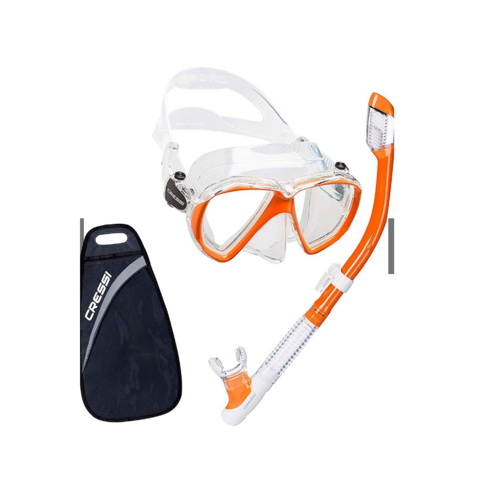 cressi-set-ranger-amp-dry-snorkel-ชุดอุปกรณ์ดำน้ำ-หน้ากาก-พร้อมท่อหายใจใต้น้ำ-อุปกรณ์ดำน้ำ