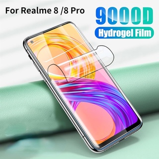 ฟิล์มไฮโดรเจลกันรอยหน้าจอ HD ไม่ใช่กระจก สําหรับ Realme 8 Pro 4G Realme8 8Pro