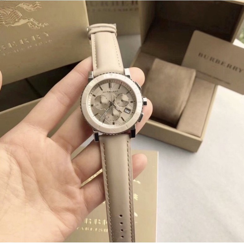 burberry-warhorse-watch-นาฬิกาแฟชั่นใหม่ของผู้หญิงนาฬิกา-bu9702-ปฏิทินสามตาของผู้หญิง