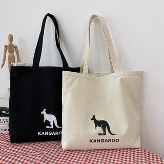 สินค้า (พร้อมส่ง 2 สี)🌈💫A50 กระเป๋าผ้ามีซิป•Kangaroo