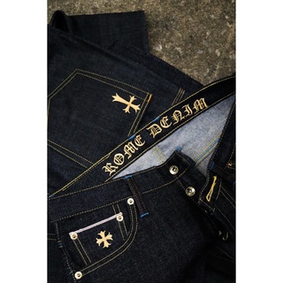 ภาพหน้าปกสินค้ากางเกงยีนส์ขายาวทรง กระบอกเล็ก  Rome Denim Vintage 16 ออนซ์ ที่เกี่ยวข้อง