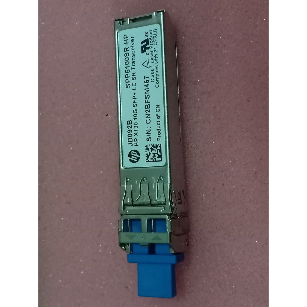 SFP Fiber Transceiver Module หัวไฟเบอร์ของ HP แท้ JD092B HP X130 10G